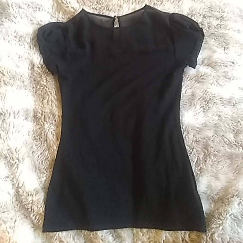 Classy black express top sz xs